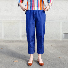Load image into Gallery viewer, Micro Taft Blue Basic Trousers
